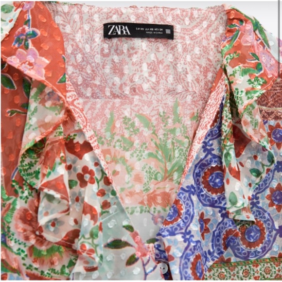 ZARA Blouse Women's Size Small NWT - Picture 4 of 5